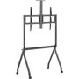 AISENS Soporte de Suelo Pro con Ruedas para TV de 55-100 Pulgadas, Negro
